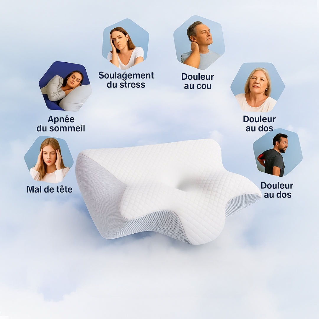 CloudDream™ – Oreiller de soulagement cervical