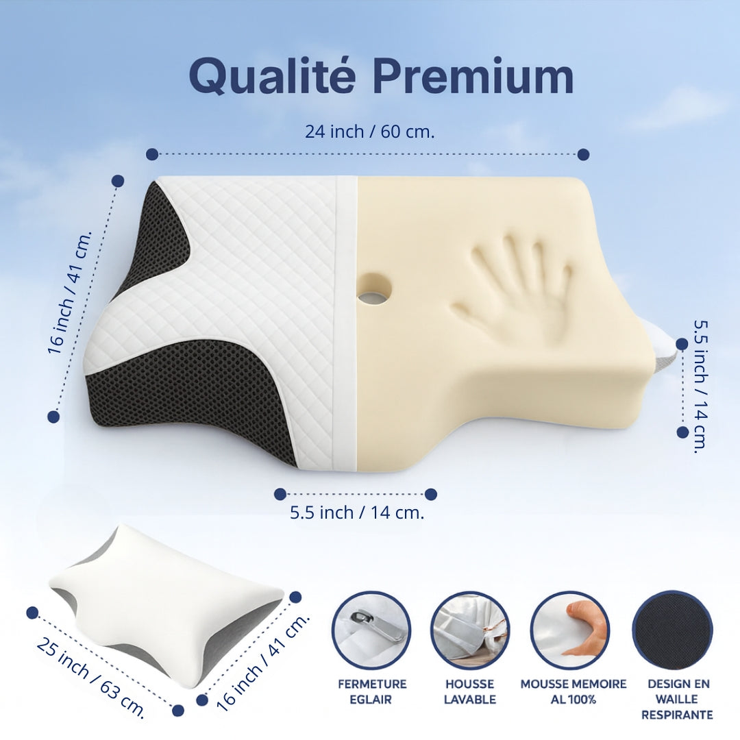 CloudDream™ – Oreiller de soulagement cervical